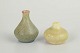 Carl-Harry Stålhane for RörstrandTwo Miniature Vases, mid 20th century.Two elegant stoneware ...
