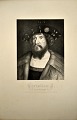 Bærentzen, Emil (1799 - 1868 ) Danmark: Portræt af kong Christian II. Efter Lucas Cranach's ...
