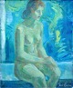 Leepin, Robert (1885 - 1967) Denmark: Nude study of a woman. Oil on canvas. Signed: Rob Leepin. ...