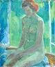 Leepin, Robert (1885 - 1967) Denmark: Nude study of a woman. Oil on canvas. Signed: Rob Leepin. ...