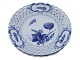 Blue Flower CurvedLarge double full lace plate