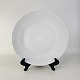 Flad frokosttallerken i kongeligt porcelæn fra stellet Hvid ElementsNr. 629Formgiver ...