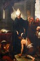 Molina. G.F (19. årh.) Italien: Saint Thomas af Villanouva giving alms. Kopi efter Bartolomè ...