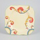 Clarice Cliff for Royal Doulton, fad.Art deco-fad i fajance med håndmalet dekoration i ...