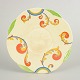 Clarice Cliff for Royal Doulton, serveringsfad.Art deco-serveringsfad i fajance med ...