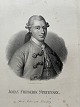 Emilius Bærentzen (1799-1868):Portræt af Johan Friedrich Struensee (1737-72).Livlæge for HM ...