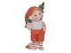Lille Royal Copenhagen Pixie Nisse figur - Julenisse med juletræ.Dekorationsnummer ...