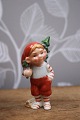 Royal Copenhagen Pixie nisse i porcelæn , nr.765 - Dreng med juletræ. Højde: 7cm. Er i fin stand ...