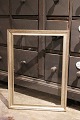 Antik 1800 tals træ ramme med original sølvbelægning.56,5x41,2cm...(med glas)