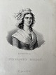 Emilius Bærentzen (1799-1868):Portræt af Marie-Anne Charlotte de Corday d'Armont ...