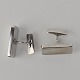 Rektangulære manchetknapper i sterling sølvNr 117Producent Georg JensenStemplet 925S, ...
