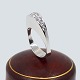 A. Michelsen; Diamantring i 14 kt. hvidguld