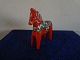Red Dala horses from Sweden H 13.5cms