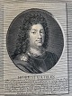 Meno Haas (1752-1833):Portræt af Oberst Jacob Just Voltelen (1602-99).Kobberstik på papir ...