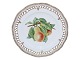 Flora DanicaFruit plate with pear and pierced border ...