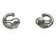 Georg Jensen sterlingsølv par hjerte øreringe / clips.Designet af Regitze Overgaard.De ...