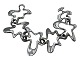 Georg Jensen sterling sølv, bredt Splash armbånd.Designet af Henning Koppel.Dessinnummer ...