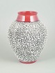 Paul Milet for Sèvres, art deco vase.Art Deco-vase i keramik med balusterform, dekoreret med ...