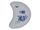 Blue Flower CurvedMoon shaped dish