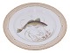 Flora DanicaDinner plate with fish 25.5 cm. #3549
