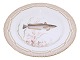 Flora DanicaDinner plate with fish 25.5 cm. #3549