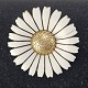Marguerit broche af forgyldt sterlingsølvDesign Anton MichelsenProducent Georg ...