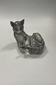 Royal Copenhagen Figur af legene Kat No. 2284