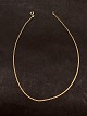 8 karat guld halskæde 36 cm. B. 0,2 cm. emne nr. 636623