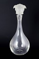 Versace for Rosenthal, stor karaffel "Medusa".Meget stor karaffel i klart glas med markant ...