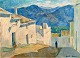 Madsen, Henrik (1904 - 1984) Danmark: Landsby i bjerge.
