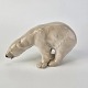 Figur i kongeligt porcelæn med motiv af en isbjørn, lys brunlig nuanceNr. 321Formgiver ...