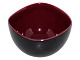 Kronjyden Congo, lille rød skål.Diameter 9,5 cm., højde 6,0 cm.Perfekt stand.