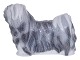 Sjælden set og stor Royal Copenhagen hundefigur, Llasa Apso.Dekorationsnummer ...