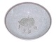 LyngbyCraquele bowl with green leaves