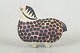 Stig Lindberg for Gustavsberg Studio, hestefigur.Dekorativ håndmalet keramisk hestefigur i ...