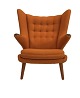 HJ Wegner. Bamsestol AP-19. Teak negle. Ny polstret i ...