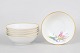 Krautheim, sæt af seks "Primula" porcelænsskåle med blomsterdekoration.Elegant sæt af seks ...