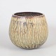 Gunnar Nylund for Rörstrand, vase.Organisk formet stentøjsvase med rund korpus og levende ...