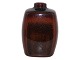 Royal Copenhagen keramik, lille vase med brun glasur af Nils Thorsson.Denne er produceret i ...