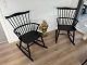 2 pcs. FDB J52G rocking chairs - blackOriginal new ...
