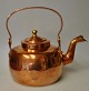 Kobber kedel, Haraldkjær, 1849 - 1863. Danmark. Stemplet. Med hank og messing knop. Højde med ...