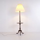 Gulvlampe / Standerlampe med Lampebord i Mahogni i Sen ...