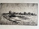 Ernst Zeuthen (1880-1938):Odense Å 1925-29.Radering på papirOpus 38Sign.: EZ 1925-29 i ...