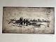 Ernst Zeuthen (1880-1938):Odense Å 1925-29.Radering på papirOpus 29Sign.: EZ 1925-29 i ...