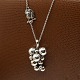 Georg Jensen; Moonlight Grapes halskæde i sterlingsølv