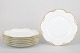 Haviland & Co Limoges, sæt af syv middagstallerkener.Elegant sæt af syv franske ...
