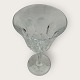 Knittel, Bleikristall, Rødvinsglas, tungt krystalglas med slibninger, højde 18cm, diameter 8,5cm ...