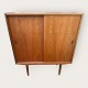 Skab med hylder og skuffer i teakfiner, Danish modern fra 1960'erne. . Mål HxBxD: 104x92x38 cm ...