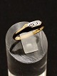 14 karat guld ring med 3 diamanter