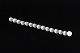 Anton Michelsen armbånd i sterlingsølv.Modernistisk armbånd i sterlingsølv med cirkulære led i ...